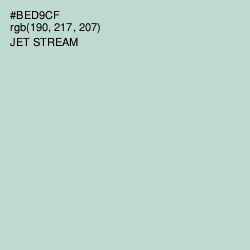 #BED9CF - Jet Stream Color Image